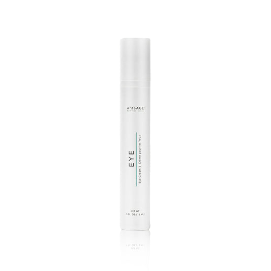 White skincare tube labeled 'AnteAGE' on a white background