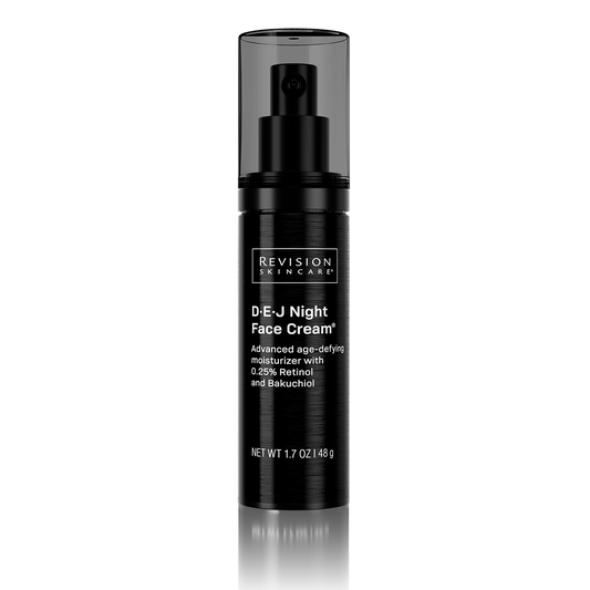 Revision Skincare D-E-J Night Face Cream bottle on a white background