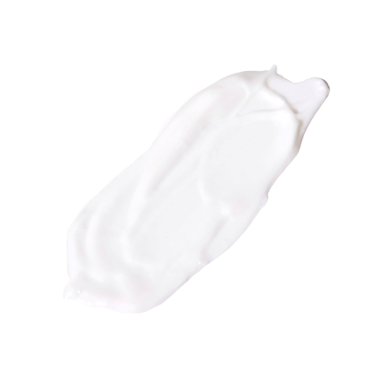 White cream on a white background