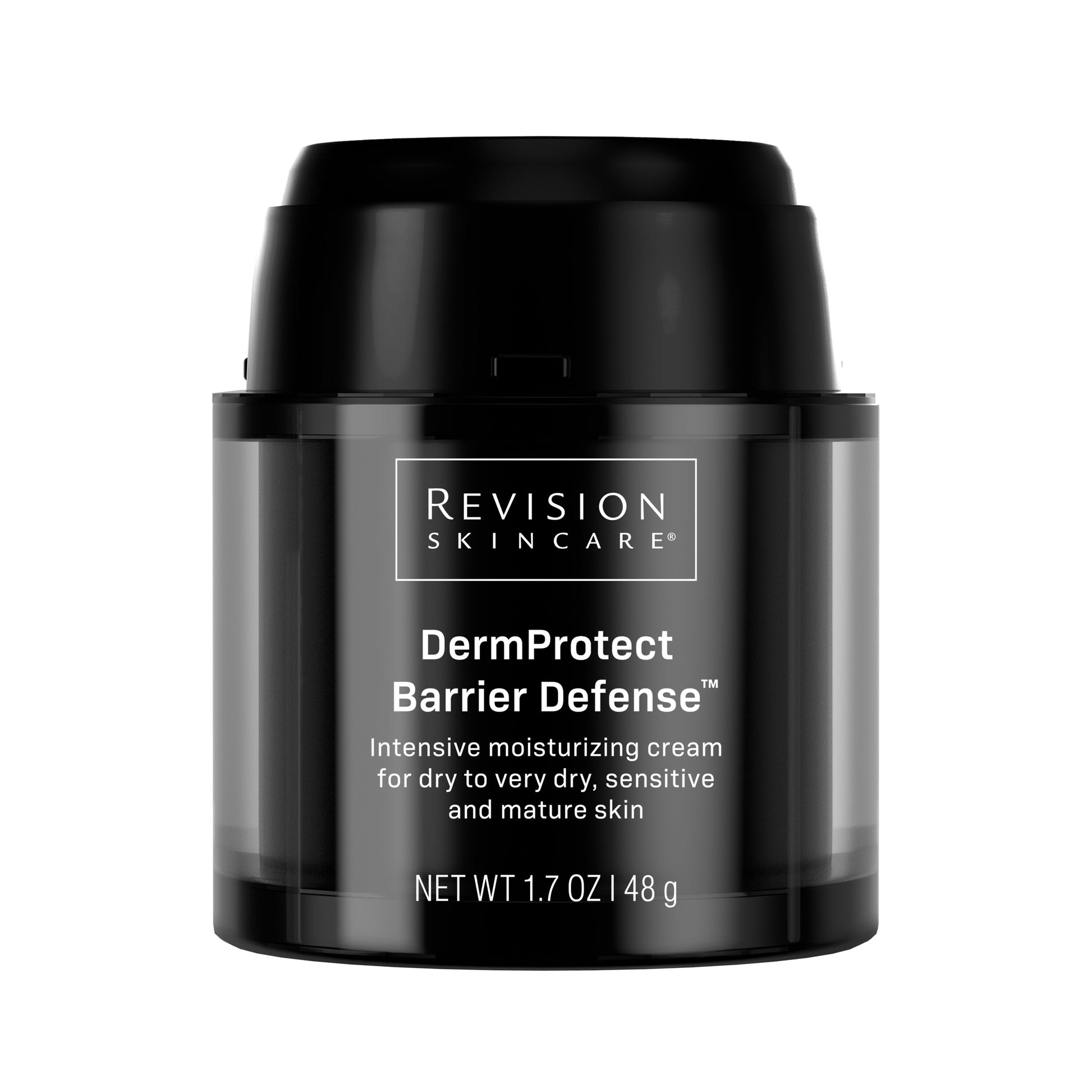 Revision Skincare DermProtect Barrier Defense cream jar on a white background