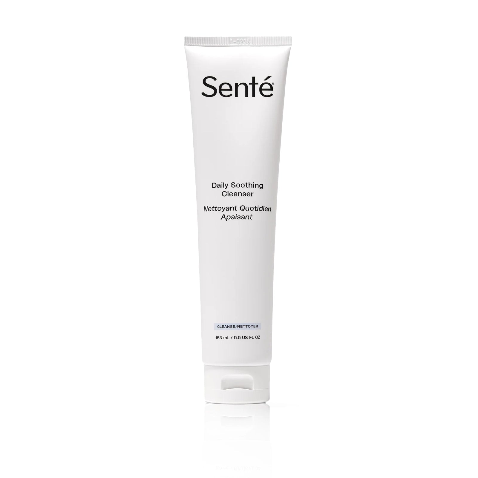 Tube of Sente Daily Soothing Cleanser on a white background