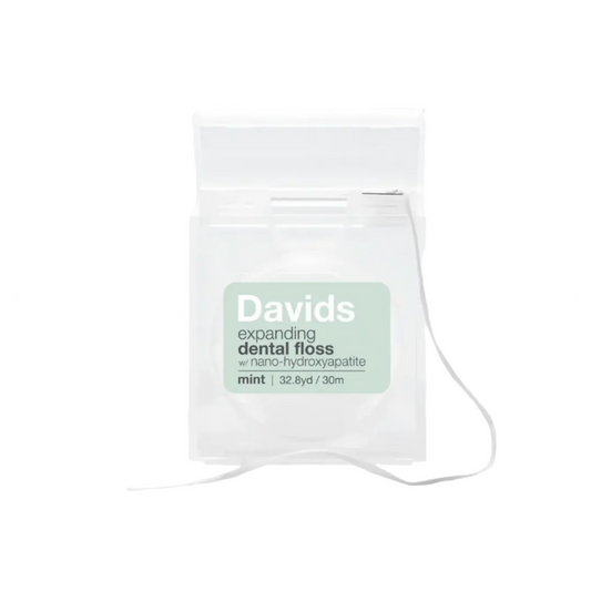 Davids Hydroxi™ Expanding Dental Floss - Refillable Dispenser - Mint