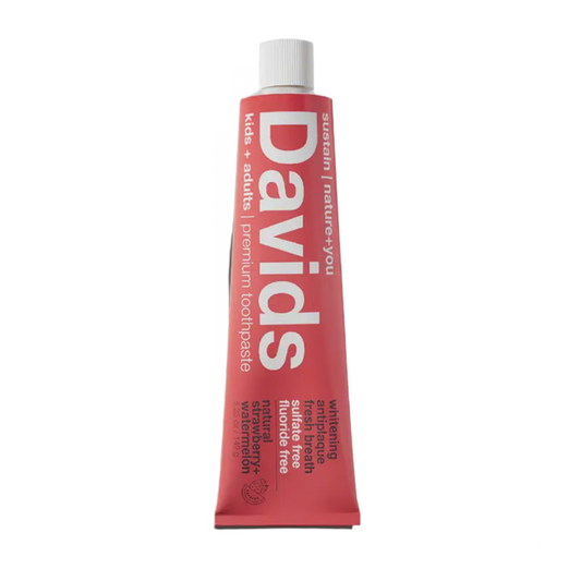 Davids Natural Toothpaste – Strawberry + Watermelon (Kids + Adults)