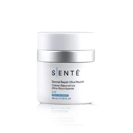 A jar of Senté Dermal Repair Ultra-Nourish cream.