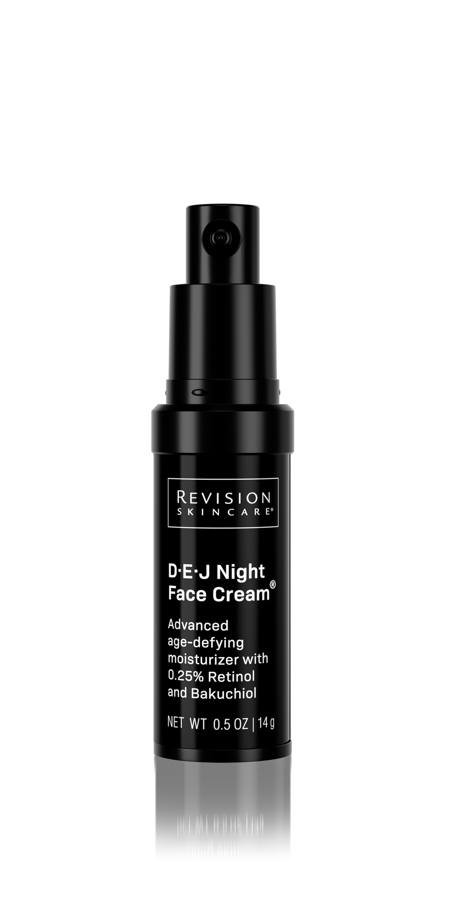 Revision Skincare D-E-J Night Face Cream bottle on a white background
