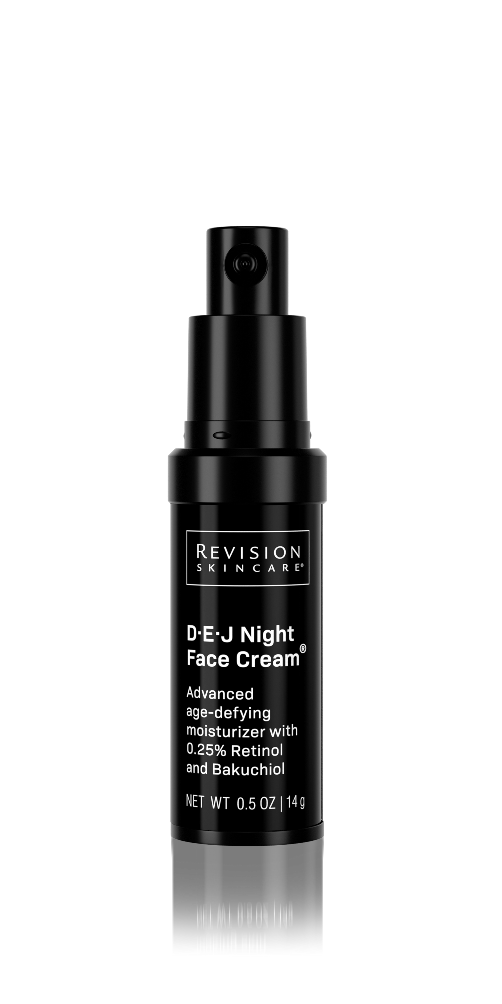 Revision Skincare D-E-J Night Face Cream bottle on a white background
