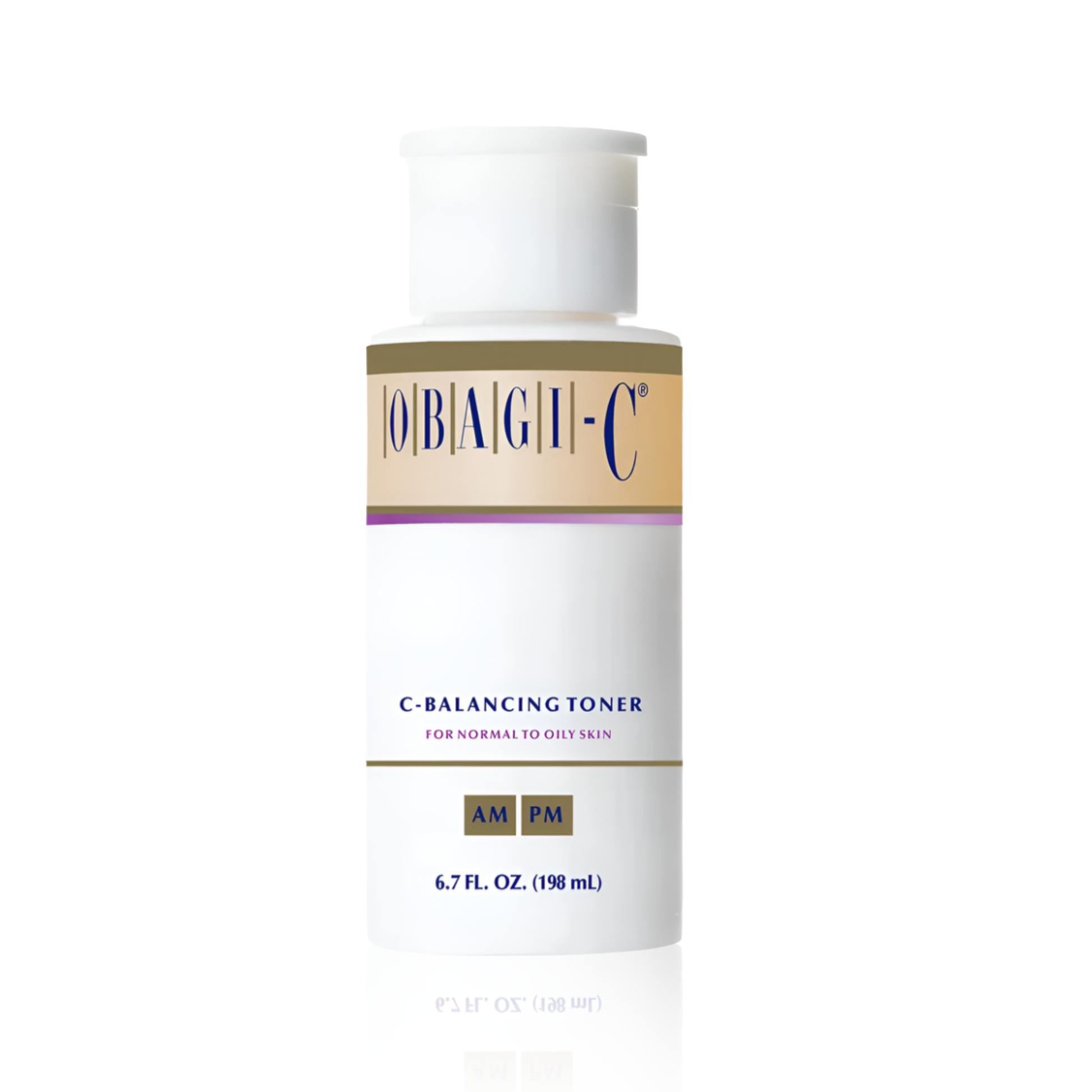 Obagi-C C-Balancing Toner bottle on a gray background