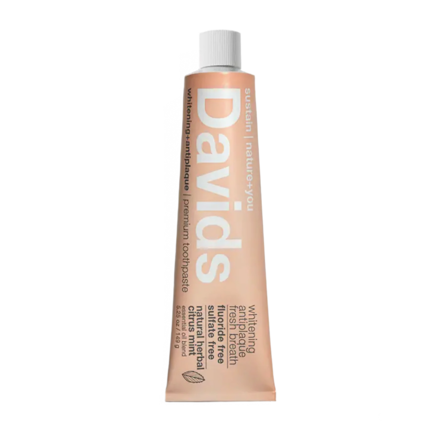 Davids Toothpaste Herbal Citrus Peppermint