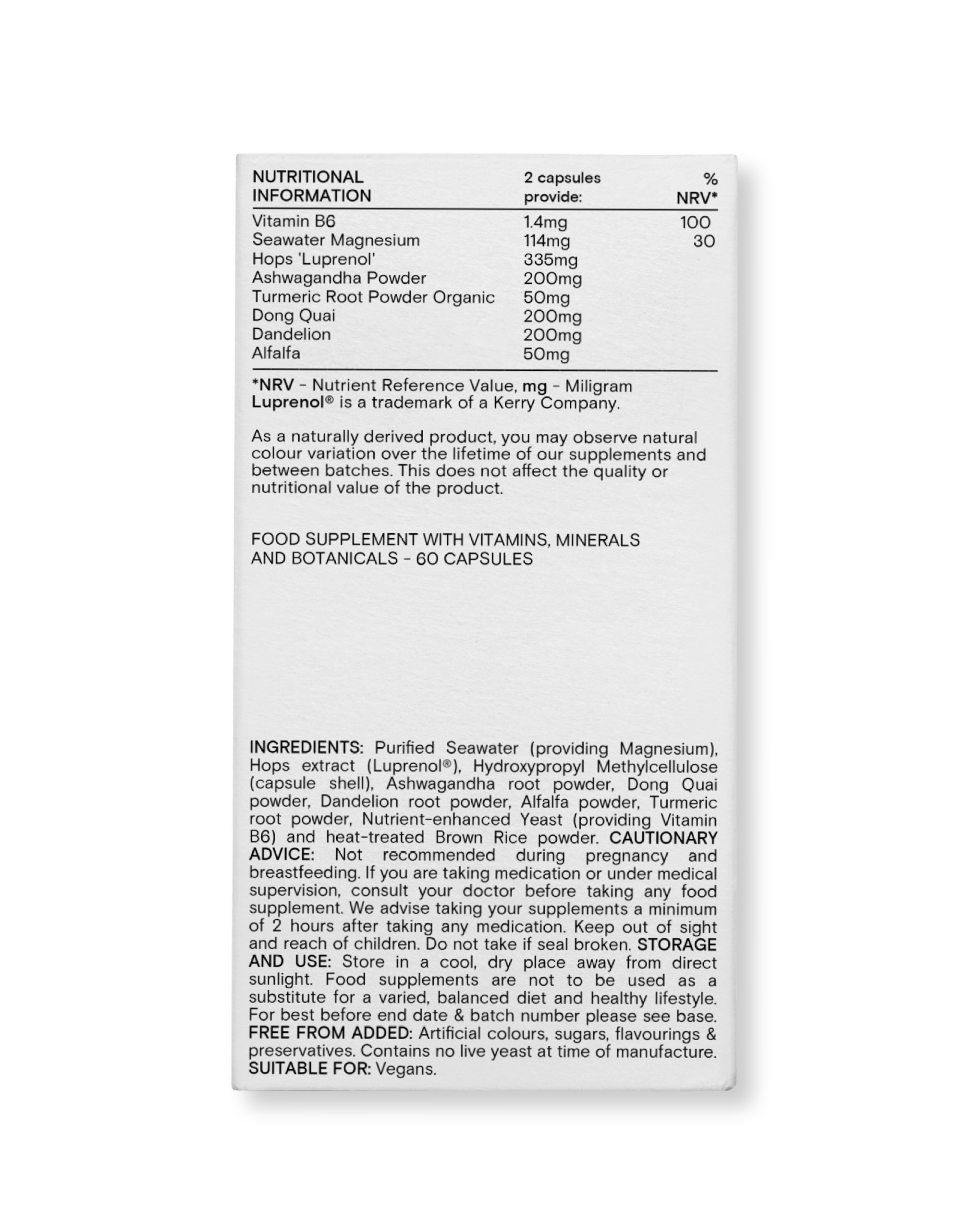 Food-Grown® Menopause Complex